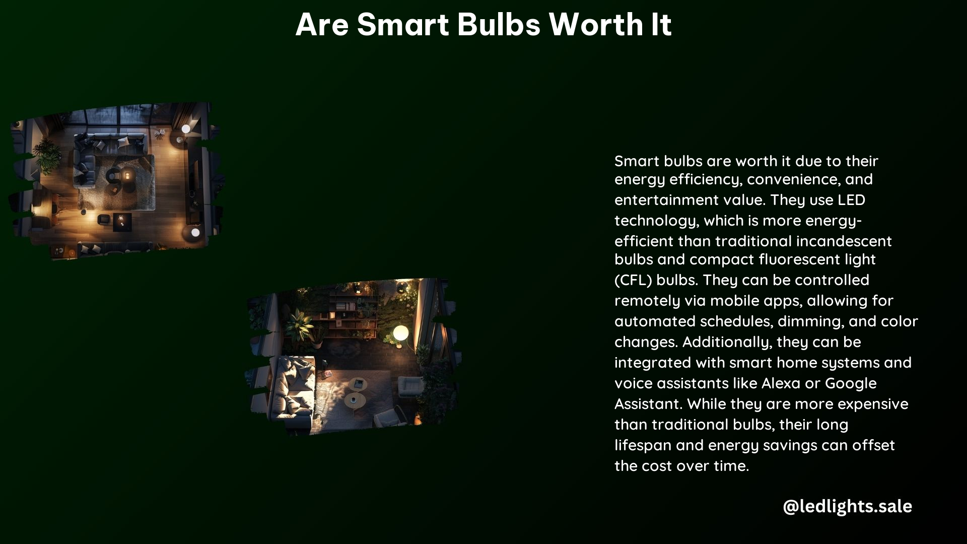 Are Smart Bulbs Worth It