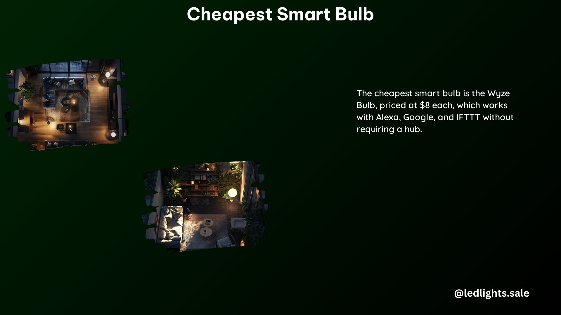 Cheapest Smart Bulb