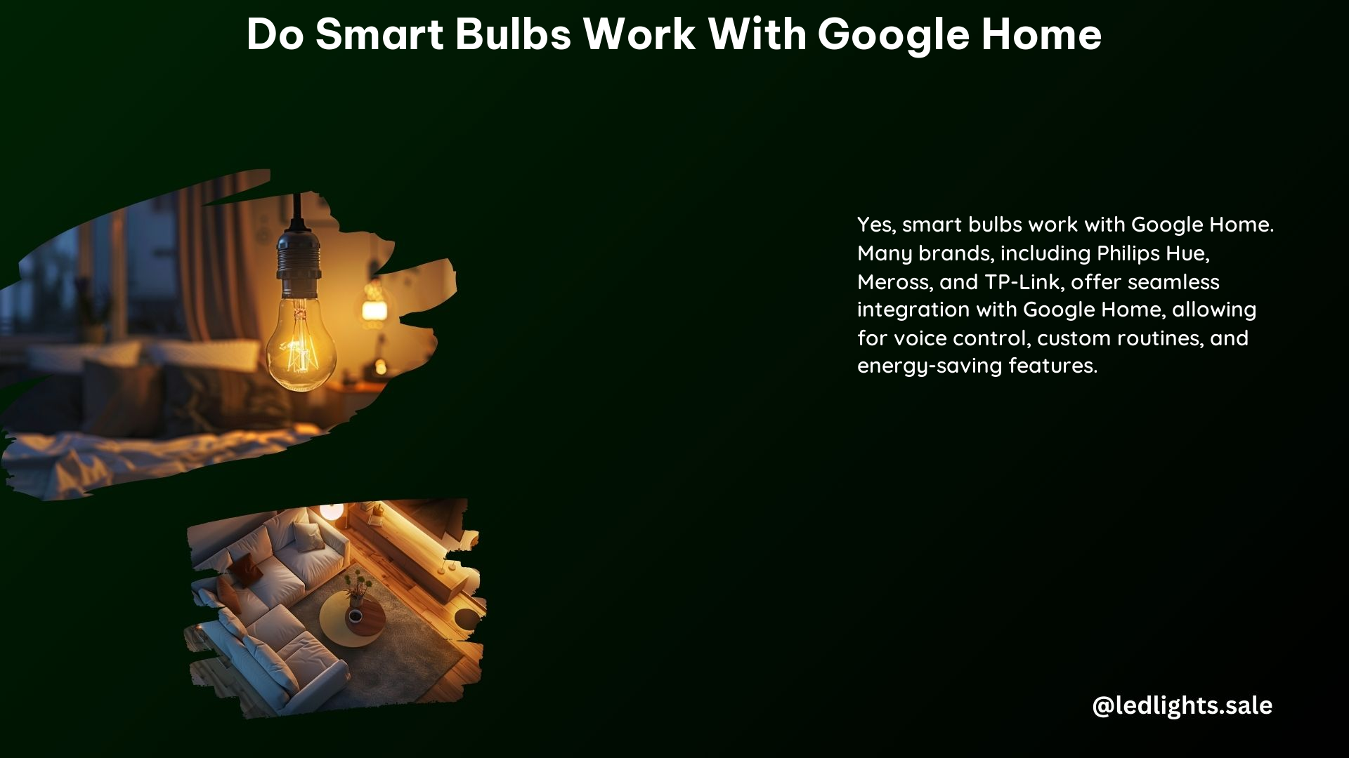 Do Smart Bulbs Work With Google Home