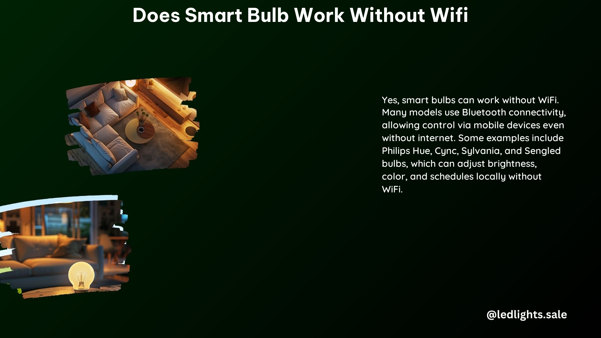 Does Smart Bulb Work Without WiFi