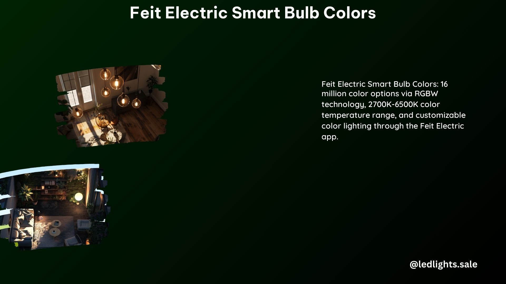 Feit Electric Smart Bulb Colors