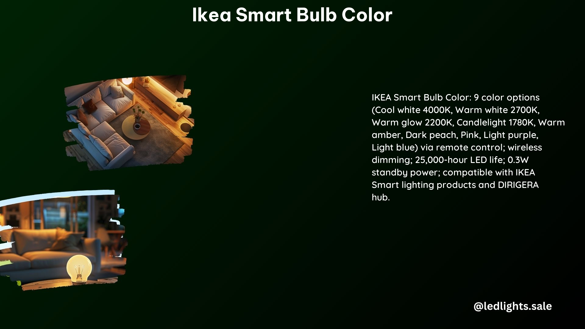 IKEA Smart Bulb Color