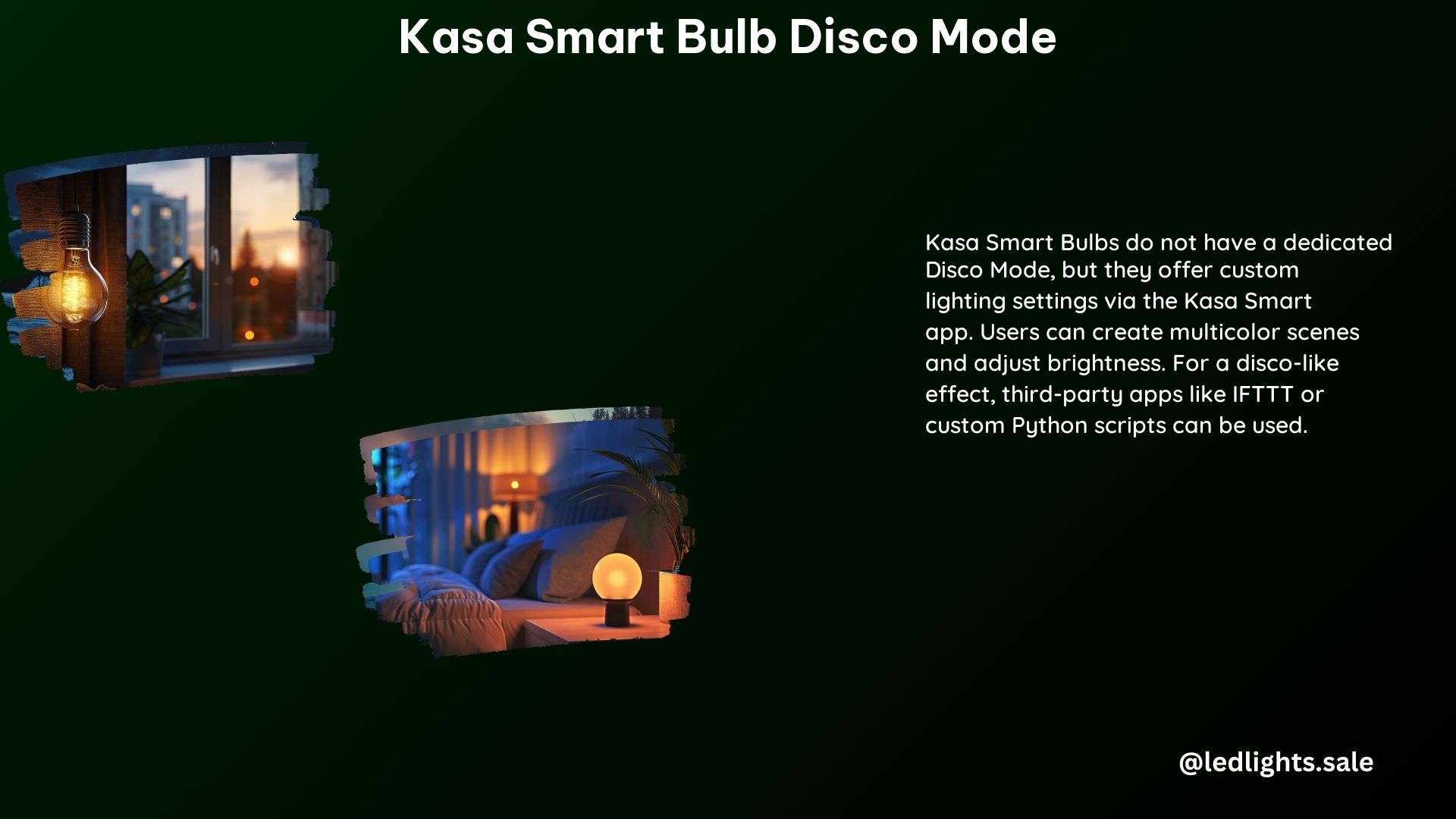 Kasa Smart Bulb Disco Mode