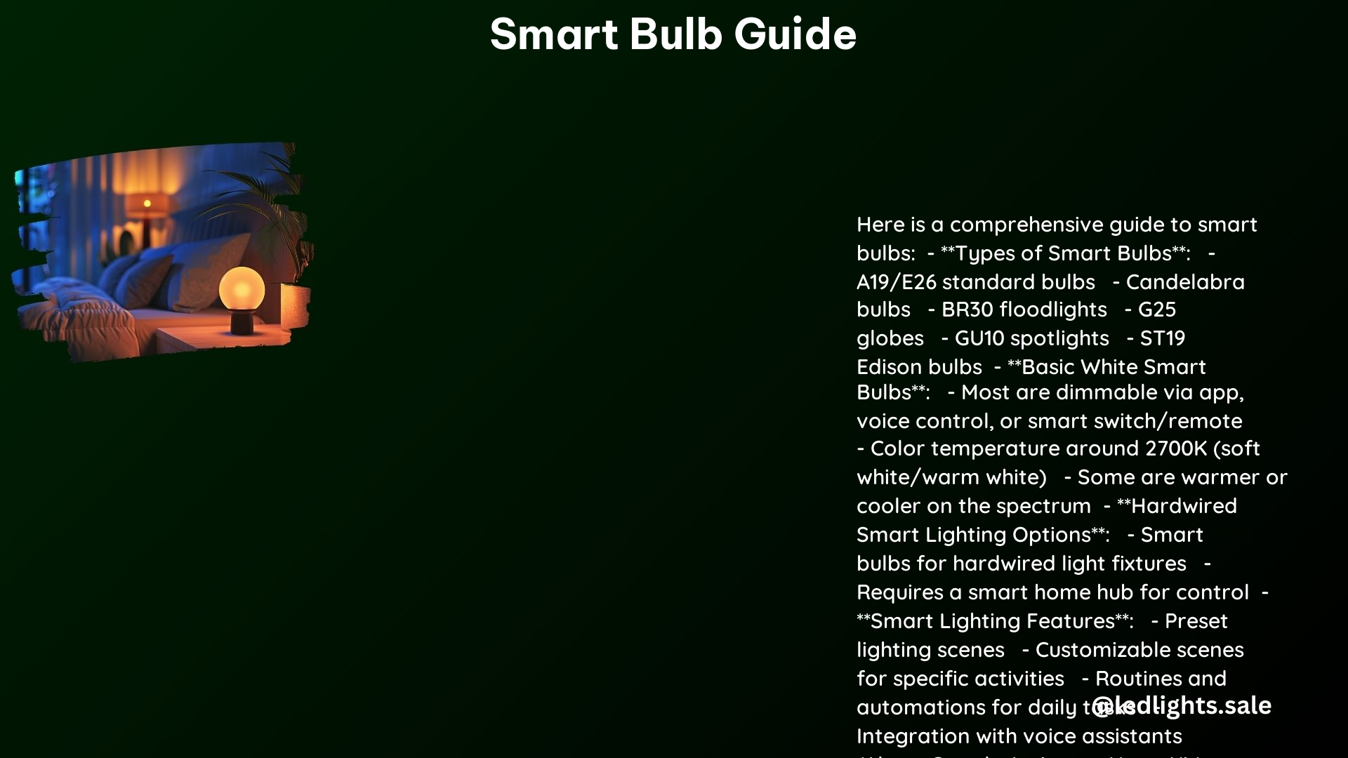 Smart Bulb Guide