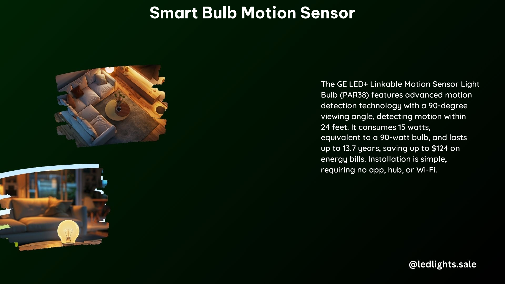 Smart Bulb Motion Sensor