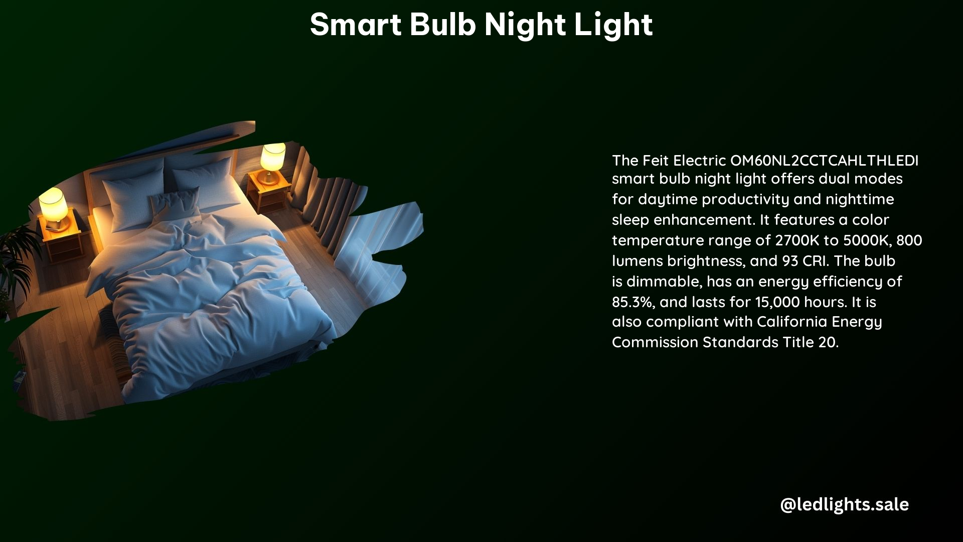 Smart Bulb Night Light