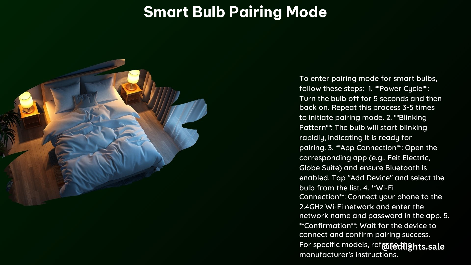 Smart Bulb Pairing Mode