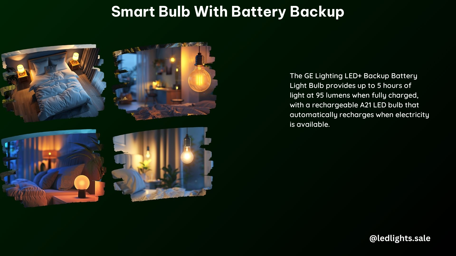 Smart Bulb With Battery Backup