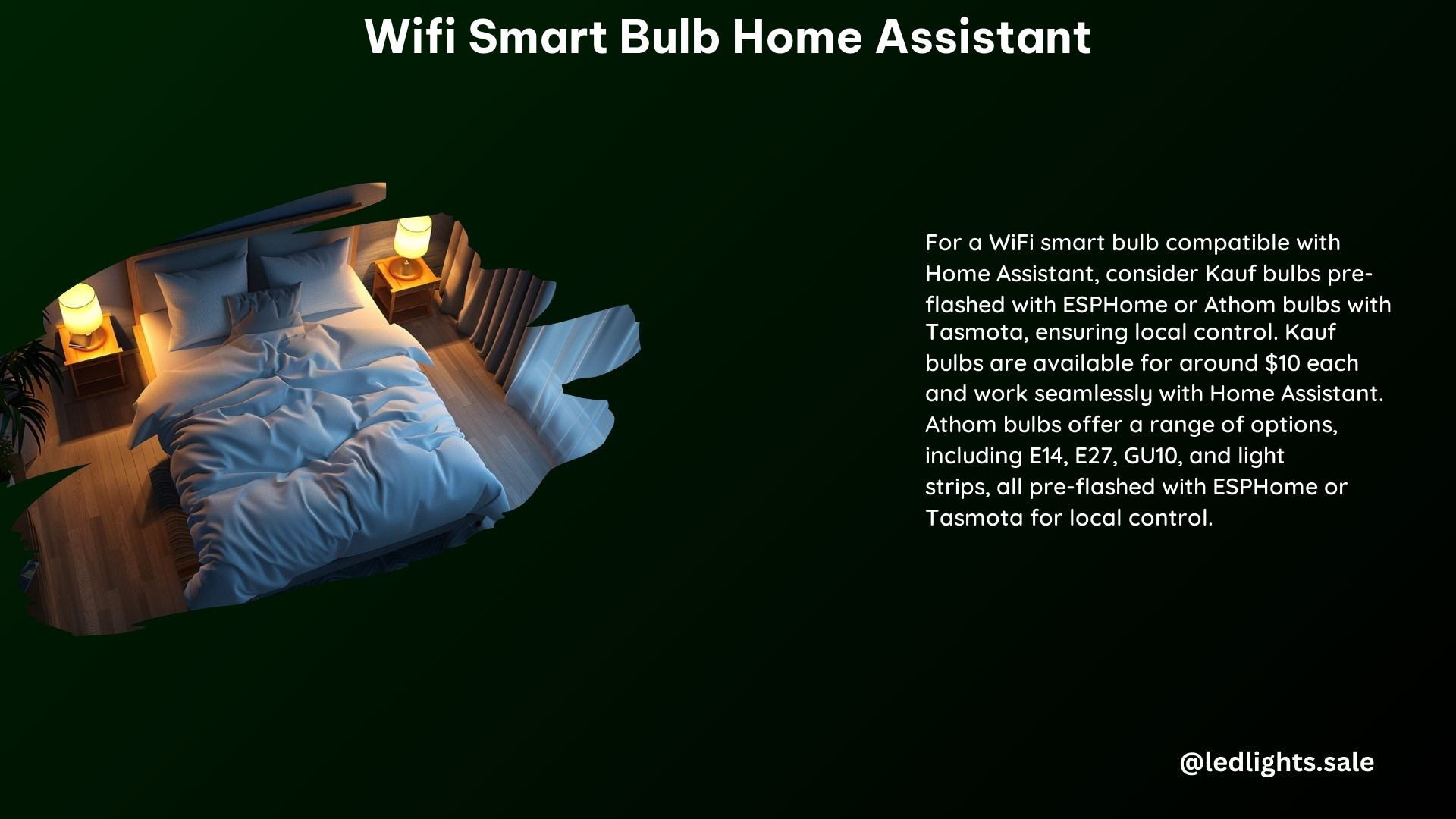 WiFi Smart Bulb Home Assistant