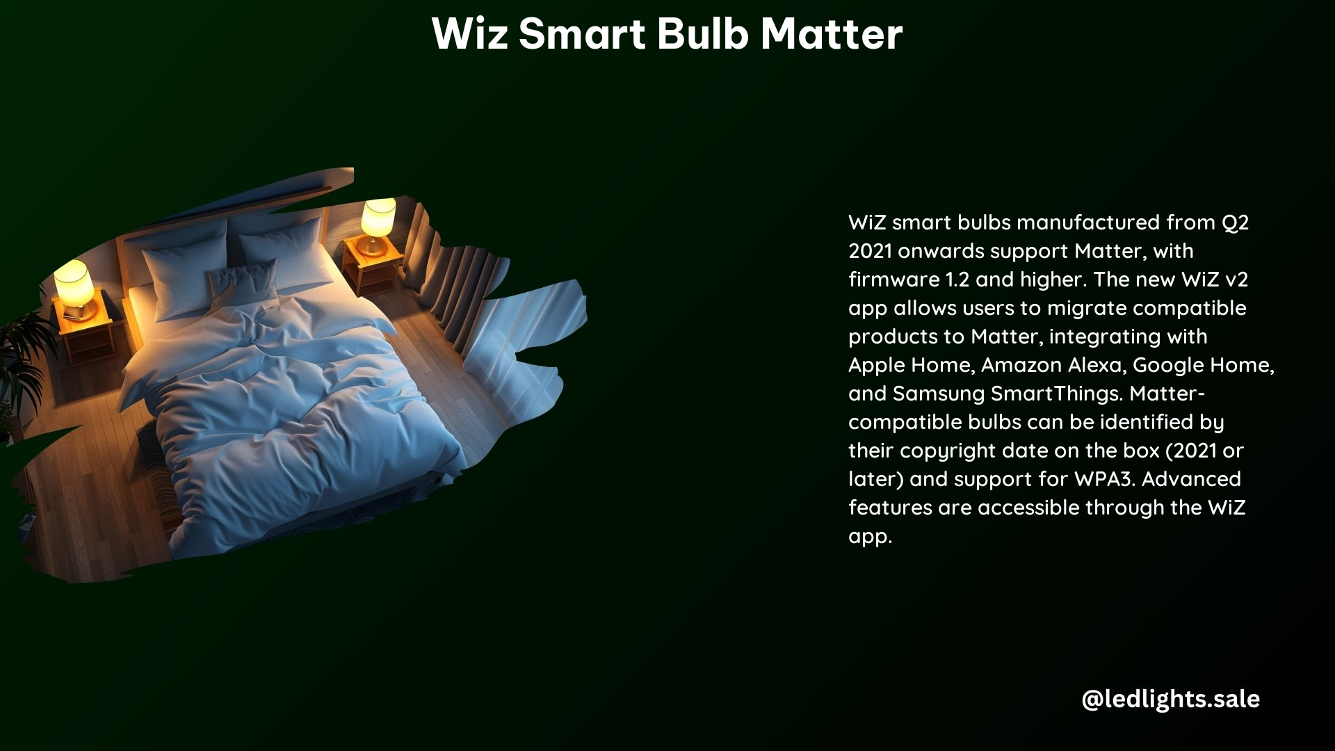 Wiz Smart Bulb Matter